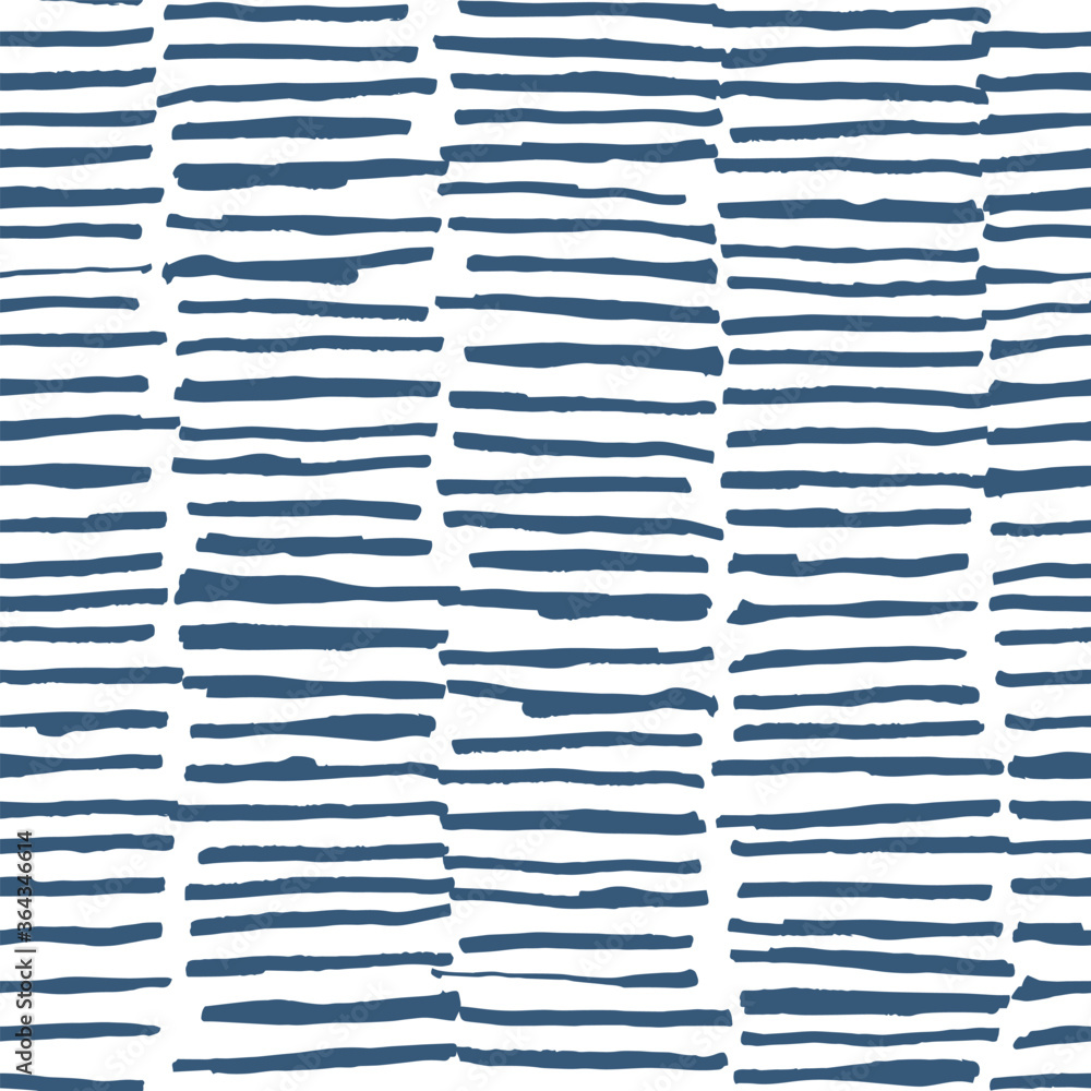 Wall mural vector seamless pattern pattern design with hand drawn marker stripes