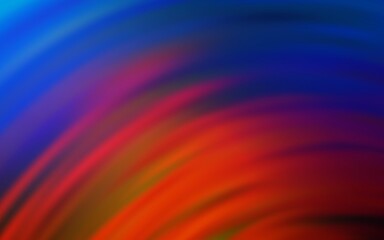 Light Blue, Red vector texture with bent lines. Colorful illustration in simple style with gradient. Abstract design for your web site.