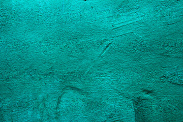 Aquamarine colored wall texture background with textures of different shades of aquamarine