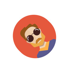 Avatar face front view