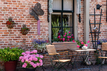 Fototapeta na wymiar Views of little ancient town with big history Buren, Gelderland, Netherlands