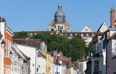 Obraz premium Cityscape views of medieval city Provins: architecture of an ancient city. Provins - commune in Seine-et-Marne department, Ile-de-France region, France.