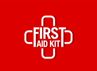 First aid kit  logo design