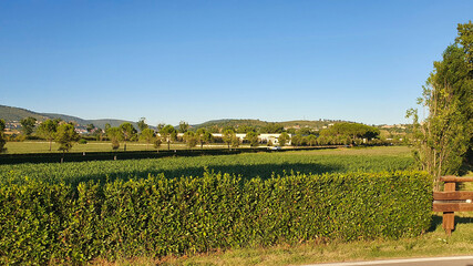 Beautiful Italian park near Solomeo.