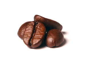 coffee beans on white background