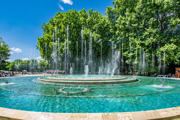 Margit Insel, Springbrunnen, Budapest