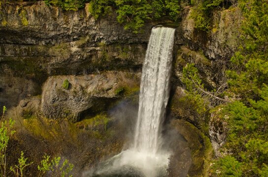 Brandywine waterfall near Whistler in British columbia, Canada