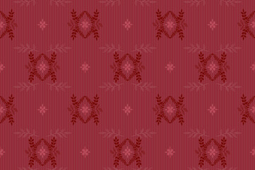 Seamless elegant damask vector pattern - floral ornate