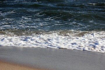 waves on the beach
