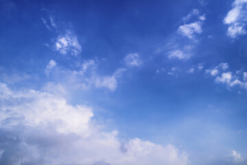Blue Sky with Clouds, Background Material.