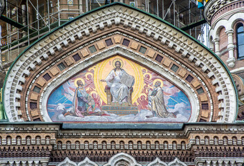 Fototapeta na wymiar Blutskirche St. Petersburg