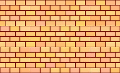 Seamless pattern. Beige brick background. Vector stock illustration for poster