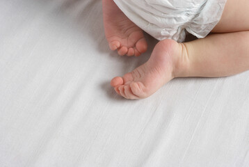 Baby close up of feet