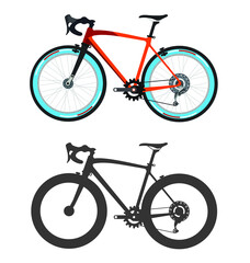 bicycle vector (side view)