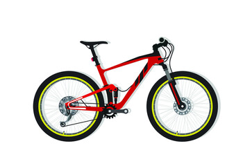 Fototapeta premium bicycle vector (side view)