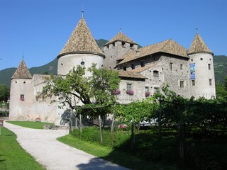 Fototapeta na wymiar Bolzano, Italy, Castel Mareccio