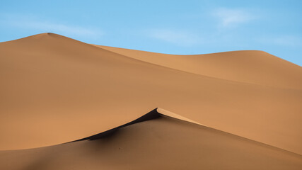 Fototapeta na wymiar Golden sand dunes