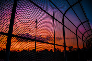 Sunset Fence 1
