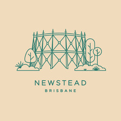Newstead Brisbane line icon