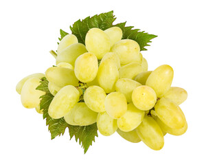 Grapes isolated on white background