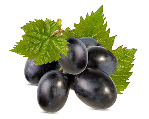 Grapes isolated on white background