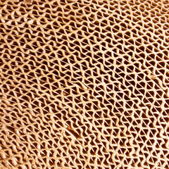 Brown corrugated cardboard useful as a background