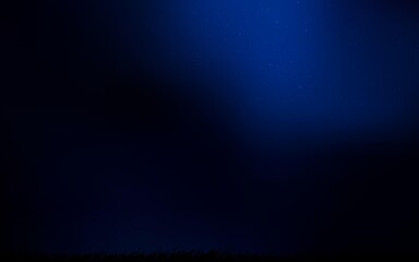 Naklejka premium Dark BLUE vector texture with milky way stars. Shining illustration with sky stars on abstract template. Pattern for futuristic ad, booklets.