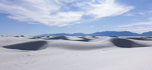 Amazing view in White Sand National Monument.