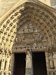 Obraz premium Cathédrale Notre-Dame de Paris, Oct 16, 2018
