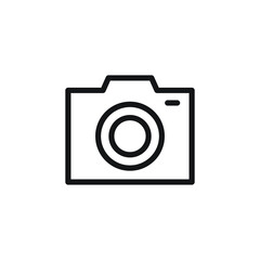 photo camera icon vector