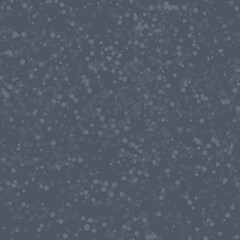 Falling snow seamless pattern on dark gray dot background. Vector Christmas snowfall seamless pattern.  Great  for textile, packaging, wrapping paper background