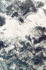 Cotton fabric. Top view. Copy space.	