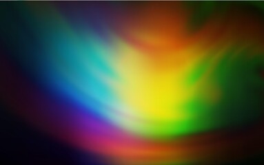 Obraz premium Dark Multicolor vector colorful blur backdrop. Abstract colorful illustration with gradient. Background for designs.