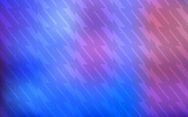 Light Blue, Red vector background with straight lines. Modern geometrical abstract illustration with Lines. Pattern for ad, booklets, leaflets.