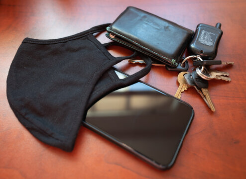 The New Normal - Keys, Wallet, Phone, Face Mask