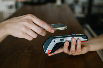 Contact less payment using a mobile phone