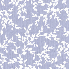 Seamless pattern of a leaf designed simply,
