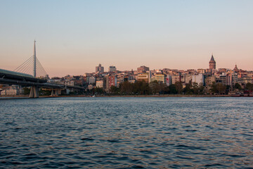 Fototapeta premium Galata Tower and Istanbul