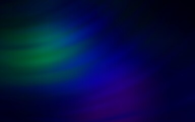 Dark Blue, Green vector layout with curved lines. Colorful illustration in simple style with gradient. Colorful wave pattern for your design.