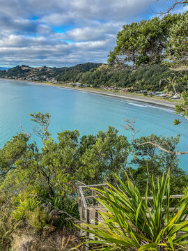 Ohope walk along coast to otarawairere bay near Whakatane