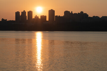 new york washington bridge view pano