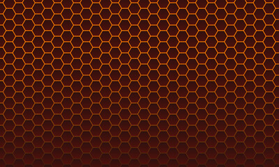 abstract hexagonal honeycomb garadient chocolate background with luxury style. Modern, minimalist, suitable for wallpapers, banners, backgrounds, cards, book illustrations, landing pages, etc.