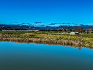 Fototapeta na wymiar Motu Trail Cycle Way on the eastern Bay of Plenty/Eastland region of New Zealand, Opotiki.