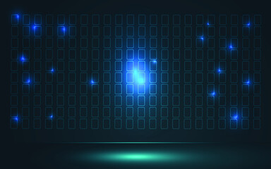 Data computerised background for technological, industrial, electronical presentation and display