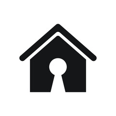 Home icon design isolated on white background