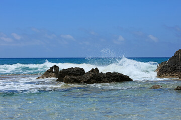 Blue lagoon falassarna beach crete island summer 2020 covid-19 holydays modern high quality prints