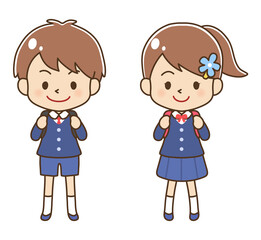 小学校に入学した新入生