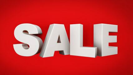 3d  sale word  , 3D render