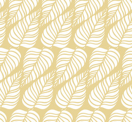 Fototapeta na wymiar Leaves seamless pattern. Tropical camouflage print. Great for textiles, banners, wallpapers, wrapping. Vector illustration design.