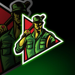 the man in a suit logo esport